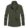 Camisa Vintage de Algodón Puro Lavado para Hombre Primavera-Otoño