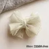 Presilha de banana em malha xadrez com laço, presilha vertical para mulheres, estilo de alta qualidade primavera/verão, presilha de cabelo versátil para rabos de cavalo e nuca