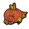 Calabaza de Halloween Fantasma Dibujos Animados Amuletos para Zapatos Decoración de Zapatos de Jardín Accesorios de PVC Colgante