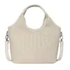 Bolso de cubo de un solo hombro para mujer, cruzado, nicho, tejido, nueva moda 2026, bolso de mano versátil, bolso súper nicho