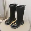 Botas Longas para Meninas 2026 Outono e Inverno Novas Botas de Moda Coreana Tendência Antiderrapante Solado Macio Botas de Princesa para Crianças Maiores Botas de Cano Alto