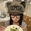 Boina Cor de Café para Mulheres, Novo Estilo Outono/Inverno 2026, Chapéu Versátil Retrô de Couro Que Faz o Rosto Parecer Menor, Chapéu Octogonal Estilo Britânico Newsboy