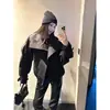 Trench coat vintage cáqui de lapela com abotoamento duplo para mulheres, novo estilo outono 2026, tamanho pequeno, jaqueta curta de alta qualidade para trabalho