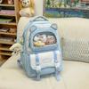 Mochila transparente estilo Ins para estudiantes de secundaria, bonita y de gran capacidad para ordenador, moderna para estudiantes de secundaria.