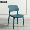 Silla de Plástico Hogar Engrosada Mesa de Comedor Silla de Comedor Cómoda Sedentaria Comercial Ratán Taburete Simple Respaldo Silla de Ratán