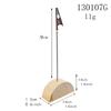 Adorno Artesanal de Madera 2027 Estilo Campestre Americano, Forma de Cocodrilo, para Comedor del Hogar, Portatarjetas de Mensaje, Regalo