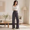 Novas calças de yoga femininas para o verão, de corte solto, perna reta, calças atléticas casuais, modeladoras, cintura alta, adequadas para corridas matinais e treinamento de Pilates