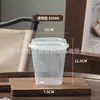 Caja de Embalaje para Llevar Vaso de Shao Xiancao Pera Asada Yogur Fruta Plástico de Grado Alimenticio Resistente a Altas Temperaturas Tarro Escarchado