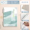 Cuaderno de Hojas Sueltas CompletoCuaderno de Hojas Sueltas A5, B5, Pp, Mate, Rayas Diagonales Cuaderno de Diario de Hojas Sueltas
