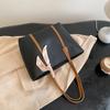 Bolsa Tote de Ombro Grande Capacidade Moda Estilo Coreano Popular Bolsa Feminina 2024 Nova Primavera Simples Tendência Bolsa de Ombro para o Dia a Dia
