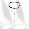 La Cadena de Pierna Más Popular de Amazon, Elegante Colgante de Estrella de Cinco Puntas, Sexy Versátil, Borla, Cadena Corporal Multicapa
