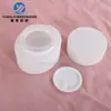 Botellas ovaladas de vidrio en stock de 30-150 ml para agua, loción y esencia, frascos de crema facial de 30 g y 50 g, materiales de embalaje