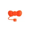 Tapa de Silicona de Grado Alimenticio para Popote Transfronteriza con Moño, Tapón Antifugas para Popote de Vaso Stanley, Juego de Cubiertas a Prueba de Polvo 10mm