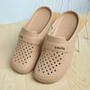Tamancos de Praia Planos de Verão para Mulheres, Leves, Antiderrapantes, para Uso Externo, Moda Versátil Meio Chinelo