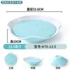 Plato de hielo seco de melamina vajilla creativa famosa en Internet plato para hot pot plato para hot pot de cordero plato para grasa de tripa de res plato para intestinos de pato plato para sashimi