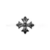 Pendientes de Aro Cruzados de Titanio Negro Astmf-136 Titanio G23 Joyería para Piercing de Labio con Rosca Interna