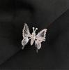 Grampo de cabelo de borboleta móvel Mori Girl's Metal Hairpin Internet Celebrity Same Style Antique Tassel Hanfu Side Clip Headwear