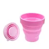 Exportación Transfronteriza de Vasos Plegables de Silicona de Grado Alimenticio, Vasos de Agua Retráctiles Portátiles, Vasos para Picnic y Viaje