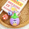 Llavero de Resina con Cuentas Hecho a Mano de Verduras y Frutas Decoración para Taza Colgante Lindo para Bolso Femenino Colgante de Moda Regalo