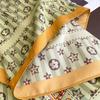 Bufanda cuadrada grande de 90 cm para mujer, de seda, estilo occidental, para primavera y otoño, con decoración exterior, cuadrada, nueva moda 2024