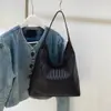 Bolso de Hombro con Patrón Tejido de Moda Coreana de Nicho para Mujer 2025 Otoño Nuevo de Aspecto Elevado