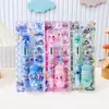 Set Combinado de Bolígrafos de Seis Colores Stitch Bolígrafo Cinta Correctora Suministros de Papelería Kuromi Bolígrafo Multicolor Papelería para Agenda