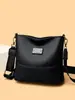 Bolsas Transversais Atacado Femininas 2026 Nova Tendência Moda Versátil Bolsa de Ombro Único Transversal Preto Bolsa Saco de Grande Capacidade