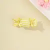 Amazon Transfronterizo Nuevo Bebé Tela Caramelo Lazo Pinza para el Cabello Accesorio para el Cabello para Niñas Flequillo Lateral Pasador Tocado