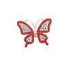 Nuevos Accesorios DIY para Fundas de Teléfono Móvil, Accesorios Coloridos Hechos a Mano con Diamantes Completos, Broche de Mariposa Incrustado con Diamantes, Materiales de Decoración para Hebillas de Zapatos