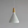Estilo Nórdico Três Lâmpadas Barra Sala de Jantar Mesa de Jantar Luminária Pendente para Sala de Jantar Posterior Simples Quarto Luminária de Cabeceira Madeira Lâmpada Incandescente