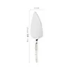 Mango de Cerámica Perlada Acero Inoxidable 430 Set de Espátula Cuchillo para Pastel Creativo Horneado Cuchillo para Queso Espátula para Pizza Vajilla de Postre