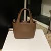 Coreia do Sul Ins Moda Moda Bolsa Balde Feminina 2025 Novo Estilo Simples All-match Bolsa de Ombro Crossbody Bolsa Feminina de Alta Qualidade