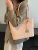 Bolso de mano de moda de estilo coreano para mujer, bolso de hombro sencillo e informal de gran capacidad, bolso de viaje para mujer, otoño 2024