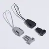 Hebilla de plástico de cabeza plana para avión, hebilla para correa de cámara, cordón decorativo para teléfono móvil, hebilla de tapón pequeño, accesorios de hardware para equipaje