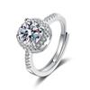 Anel de diamante zircônia flash design nicho moda temperamento anel transfronteiriço anel feminino fornecedor de joias ao vivo fábrica