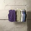 Várias Peças Disponíveis! Macio e Amigo da Pele! Colete Masculino de Lã Quente Respirável Casual com Zíper Sem Gola para Outono e Inverno