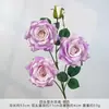 Flores Artificiais Rosa Diana Rosa de Quatro Cabeças Rosa Perfumada Arranjo de Flores para Salão de Casamento Rosa Artificial Flor de Seda Comércio Exterior Transfronteiriço