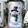 2026 Nuevas Cortinas Decorativas Navideñas Transfronterizas para Puerta Telón de Fondo para Festivales al Aire Libre Suministros de Decoración para Eventos Venta al por Mayor Personalizada