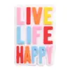 Amuletos de Clogs de Dibujos Animados Coloridos Frases en Inglés Letras Hebillas para Zapatos Accesorios para Zapatos DIY Goma Suave de PVC Transfronterizo