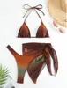 2027 Nuevo Bikini de Baño Transfronterizo Bikini Europeo y Americano Comercio Exterior Bikini Sexy Conjunto de Playa Traje de Baño de Dos Piezas para Mujeres