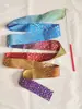 Cinta de Gimnasia Rítmica de 2 metros Cinta de Gimnasia para Competición de Rendimiento Cinta para Baile Infantil con Palo Cinta