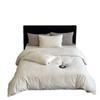 2 Juegos de Cama de Algodón Jacquard Grueso Ultrasuave Estilo Moderno Simple, Juego de Cuatro Piezas para Todas las Estaciones, Cama Individual/Doble Textil para el Hogar