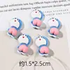Accesorios de Resina de Trasero de Animales Esmerilados de Dibujos Animados Pegamento de Crema DIY Funda de Teléfono Móvil Taza de Agua Coche Eléctrico Hebilla de Zapato Parche