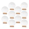 BTU079-81 tarjeta de mesa de boda acrílica hexagonal rectangular número de mesa comida UV tarjeta de mesa tarjeta de asiento
