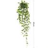 Amazon combinación de planta en maceta colgante eucalipto planta en maceta tira colgante bonsái decoración interior planta verde simulación planta en maceta