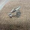 Anillo Ruyi de Bloqueo de Larga Vida para Mujer Diseño Nicho Lujo Ligero Sentido de Alta Gama Decoración Moda Personalidad Anillo Antiguo para Dedo Índice