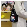 Estilo Coreano Color Puro Contraste Cruzado Pequeña Bolsa Chica Suave Estudiante Salida Diaria Casual Mini Teléfono Móvil Bolsa de Cosméticos Moda