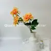Flores Artificiais de Seda Hibisco para Casamentos, Adequado para Vendas Transfronteiriças, Buquês Artificiais de Luxo, Hibisco Peônia de Três Cabeças