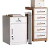 Archivero de oficina para debajo del escritorio, almacenamiento de herramientas, gabinete bajo de metal, gabinete de almacenamiento, gabinete lateral con cajón, gabinete pequeño con cerradura