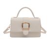 Bolsa Feminina 2026 Novo Estilo Casual Moda Versão Coreana Retro Elegante Bolsa de Mão Simples Ombro Transversal Pequena Quadrada